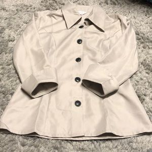 Cosplay.fm Womens Costume Button Down Blouse Beige Large Cuffs Smal